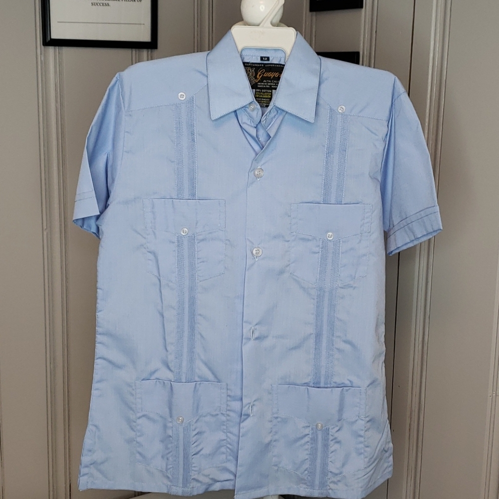 Boys Guayabera Shirt
